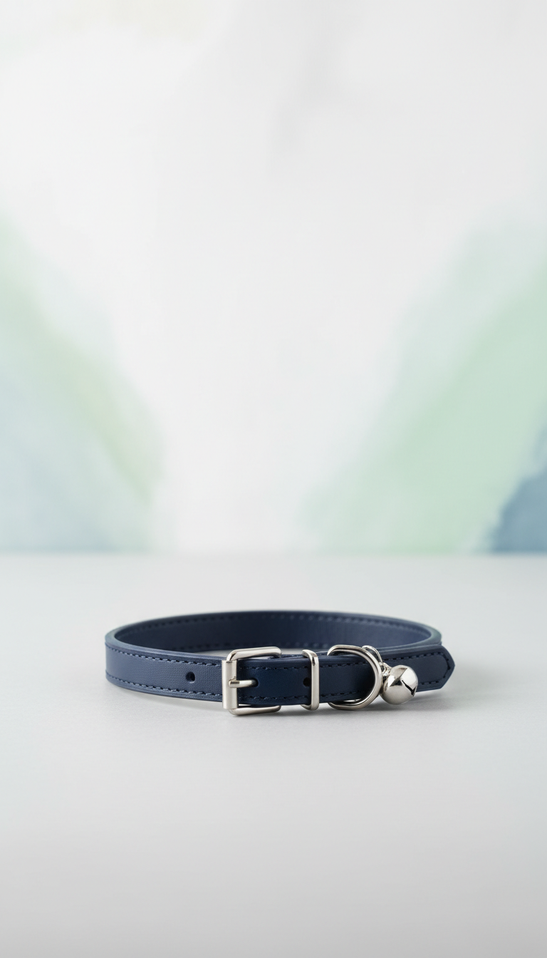 Vegetable-Tanned Leather Collar